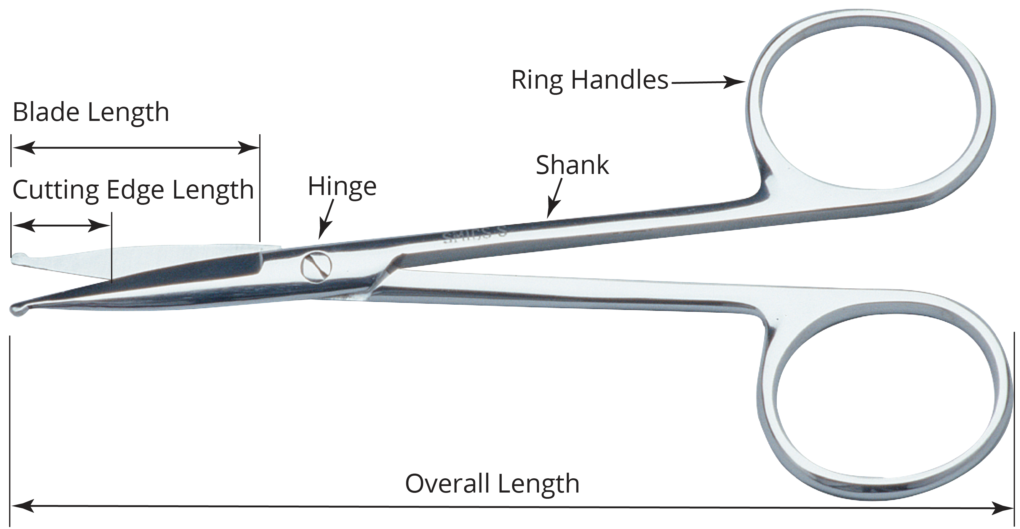 Fine Science Tools Fine Scissors, Sharp (Left-Handed), Stainless Steel