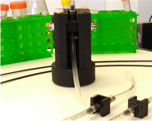 Disposable BioFlowCell W/ Fiber Optic Holder