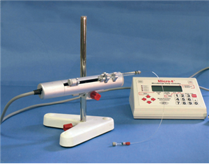 The Nanofil syringe with injection kit is ideal for working with an UMP3