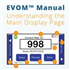 Understanding the EVOM™ Manual's Main Display Page