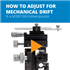 How to Adjust for Mechanical Drift in an M3301 Manual Micromanipulator
