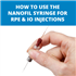 How To Use NanoFil Syringe For RPE And IO Injections