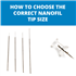 How To Choose The Correct NanoFil Tip Size for Microinjections